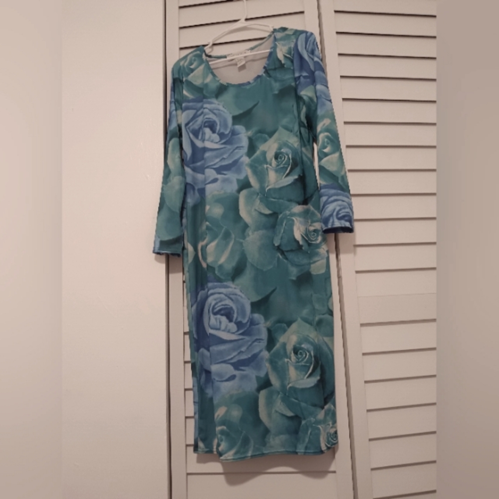 Ashley Stewart Curvy Girl Mid-Sleeve Dress Size 1X
